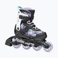 Detské kolieskové korčule Rollerblade Microblade SL Jr black/lavender/light blue
