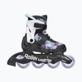 Detské kolieskové korčule Rollerblade Microblade SL Jr black/lavender/light blue 2
