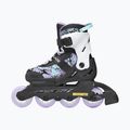 Detské kolieskové korčule Rollerblade Microblade SL Jr black/lavender/light blue 3