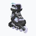 Detské kolieskové korčule Rollerblade Microblade SL Jr black/lavender/light blue 5