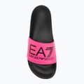 EA7 Emporio Armani Water Sports Visibility žabky pink fluo / black 5