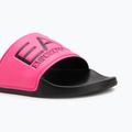 EA7 Emporio Armani Water Sports Visibility žabky pink fluo / black 7