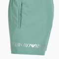 Pánske plavecké šortky EA7 Emporio Armani Extended Logo Boxer mineral blue / silver 3