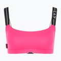 Dámske dvojdielne plavky EA7 Emporio Armani Logo Tape Bikini Top neon pink 3