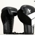 Hayabusa S4 Lace Up boxerské rukavice biele S4LACBG-BK 12