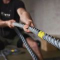 Tréningové lano Centr Competition Power Rope Centr x Hyrox black 8