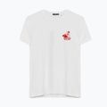 Pánske  tričko Kaotiko Washed Bella Ciao white