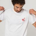 Pánske  tričko Kaotiko Washed Bella Ciao white 3