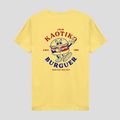 Pánske  tričko Kaotiko Washed Burguer yellow 2