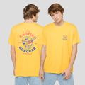 Pánske  tričko Kaotiko Washed Burguer yellow 3