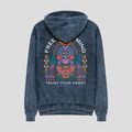 Pánska mikina Kaotiko Washed Free Your Mind navy 2