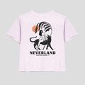 Dámske tričko Kaotiko Washed Neverland malva 4