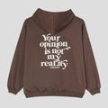 Dámska mikina Kaotiko Your Opinion brown 5