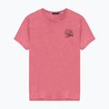 Pánske  tričko Kaotiko Washed No Roles Flower pink flamingo