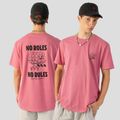 Pánske  tričko Kaotiko Washed No Roles Flower pink flamingo 4