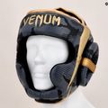 Boxerská prilba Venum Elite sivo-zlatá VENUM-1395-535 13
