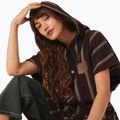 Pončo Slowtide Baja Stripe black 3