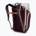 Mestský batoh Osprey Transporter Roll Top 30 l mystery white/moody burgundy 3
