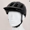 Cyklistická prilba POC Axion uranium black/opal blue metallic/matt 13