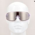 Cyklistické okuliare POC Elicit purple quartz translucent/clarity road silver 11