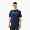 Pánske trekingové tričko Rab Stance Logo SS navy blue QCB-08-DI-S