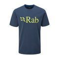 Pánske trekingové tričko Rab Stance Logo SS navy blue QCB-08-DI-S 3