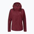 Dámska bunda do dažďa Rab Downpour Eco bordová QWG-83-HD-08 3