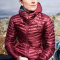 Dámska páperová bunda Rab Cirrus Flex 2.0 Hoody bordová QIO-69 9