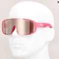 Cyklistické okuliare POC Aspire actinium pink translucent/clarity trail silver 6