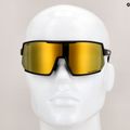 Cyklistické okuliare UVEX Sportstyle 235 P black mat/mirror yellow 53/3/032/2230 11