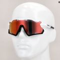 Cyklistické okuliare UVEX Sportstyle 228 white black/mirror red 53/2/067/8206 11