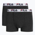 Pánske boxerky FILA FU5016/2 anthracite melange