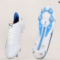 PUMA King Ultimate MXSG pánske kopačky puma white/puma black/blue glimmer/ultra orange 18