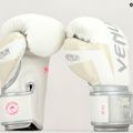 Pánske boxerské rukavice Venum Elite bielo-strieborné 1392-574 7