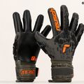 Reusch Attrakt Freegel Strieborné zeleno-oranžové brankárske rukavice 10