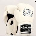 Top King Muay Thai boxerské rukavice Super Air white 6