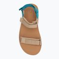 Dámske barefoot sandále Xero Shoes D-Trail irish/cream/lake/blue 6