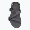 Pánske barefoot sandále Xero Shoes Z-Trail EV steel gray/asphalt 5