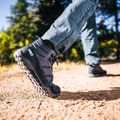 Dámske barefoot topánky Xero Shoes Scrambler Trail Mid Asphalt/Black 8