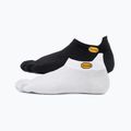 Vibram Fivefingers Athletic No-Show ponožky 2 páry čierne a biele S15N12PS 7