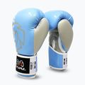 Boxerské rukavice Rival RB7 Fitness Plus Bag baby blue/grey 2