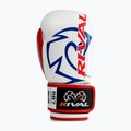 Boxerské rukavice Rival RB7 Fitness Plus Bag white/blue 3
