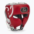 Boxerská prilba Rival RHG100 Professional Headgear red/silver
