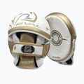 Boxerské lapy Rival Professional Punch Mitts white/gold