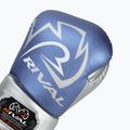 Boxerské rukavice Rival RS100 Professional blue/silver 5