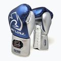 Boxerské rukavice Rival RS100 Professional blue/silver 2