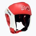 Boxerská prilba Rival Amateur Competition  Headgear červená/biela 6