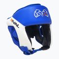 Boxerská prilba Rival Amateur Competition  Headgear modrá/biela 6