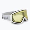 Lyžiarske okuliare Bollé Bedrock white matte/lemon