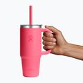 Hrnček Hydro Flask Travel Tumbler Clear Lid 710 ml popstar pink 5